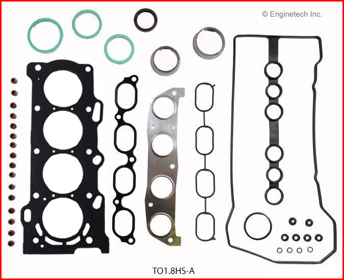 Enginetech Toyota Engine Cylinder Head Gasket Set - Part Number TO1.8HS-A