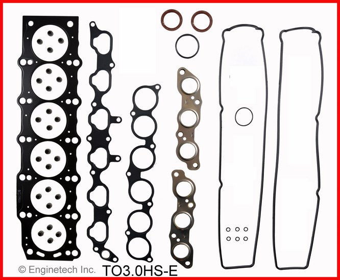 Enginetech Toyota Engine Cylinder Head Gasket Set (Part No. TO3.0HS-E) for Lexus GS300 and SC300