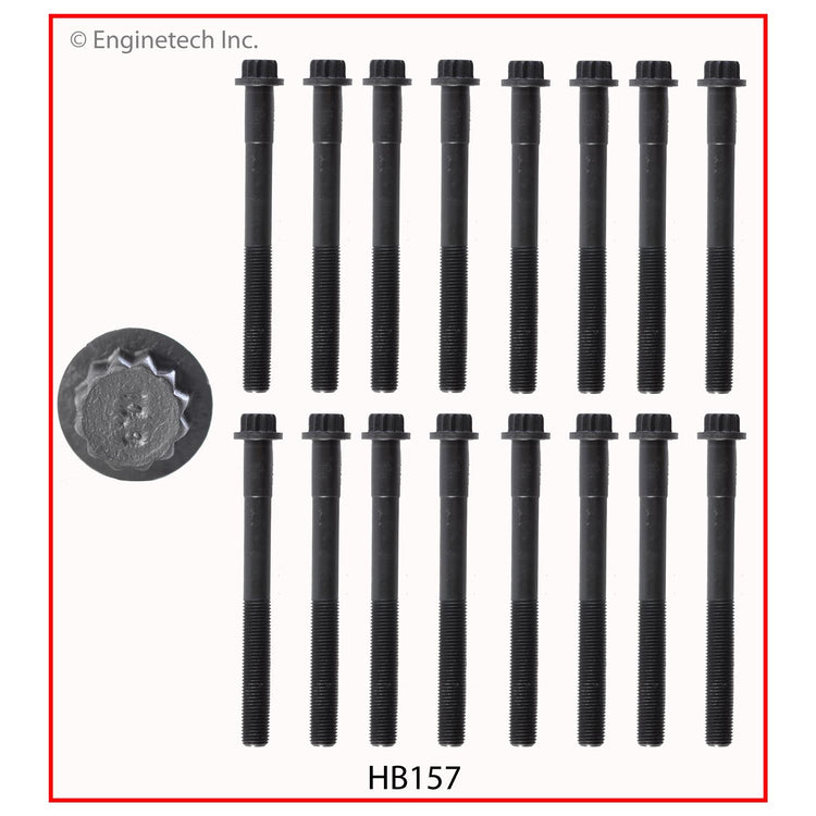 Enginetech TO3.0HS-WB Engine Cylinder Head Gasket Set for Toyota 4Runner and Pickup with Head Bolts