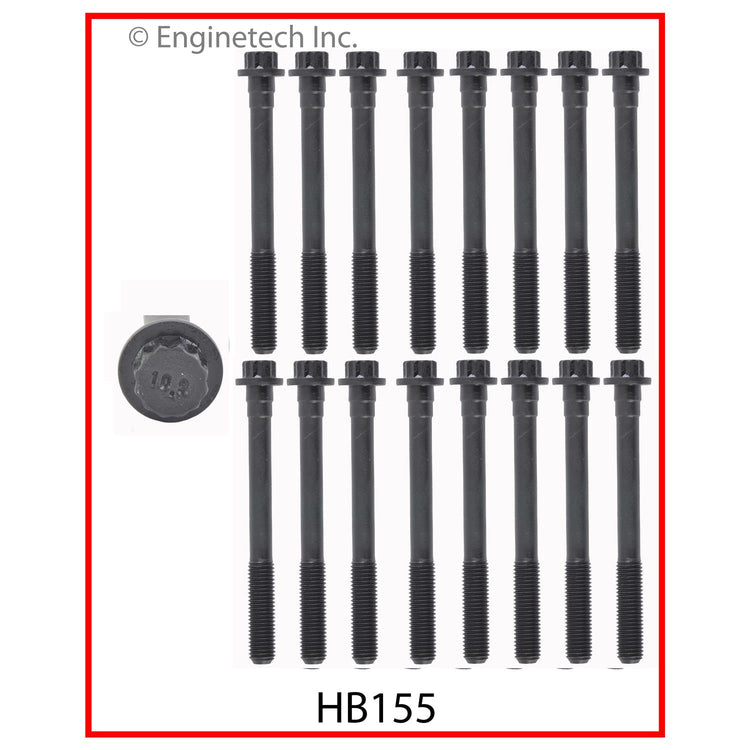 Enginetech Cylinder Head Gasket Set for Toyota and Lexus with Head Bolts - Part TO3.3HS-AWB