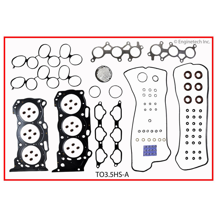 Enginetech TO3.5HS-AWB Engine Cylinder Head Gasket Set for Toyota and Lexus Vehicles