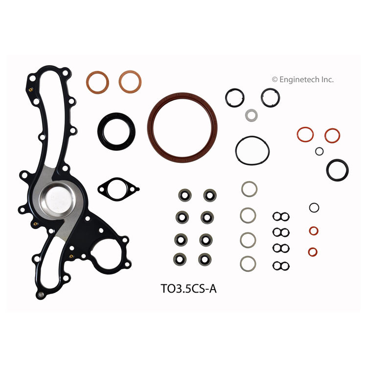 Enginetech Engine Full Gasket Set for Toyota and Lexus Vehicles - Part Number TO3.5K-1