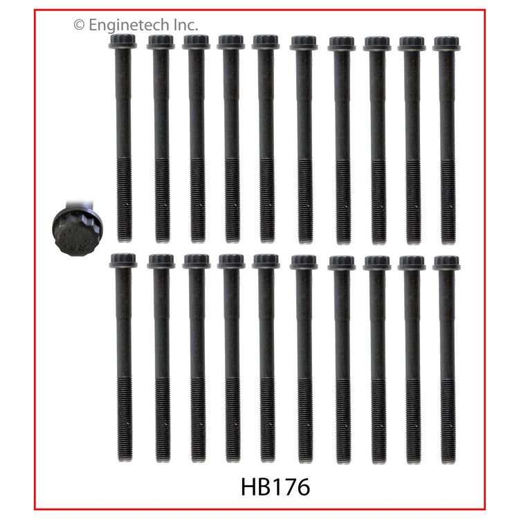 Enginetech TO4.7HS-BWB Engine Cylinder Head Gasket Set for Toyota and Lexus with Head Bolts