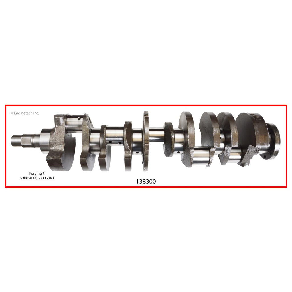 Enginetech Remanufactured Engine Crankshaft Kit with Main and Rod Bearings for Dodge Ram 2500 (1994-2003)