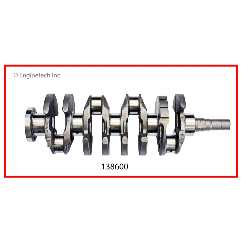 Enginetech Remanufactured Engine Crankshaft Kit with Main and Rod Bearings for Chrysler Vehicles