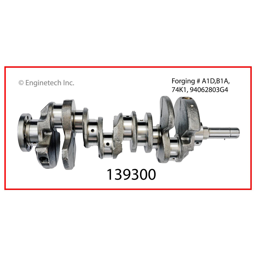 Enginetech Remanufactured Engine Crankshaft Kit with Main and Rod Bearings for Chrysler 300M & Concorde