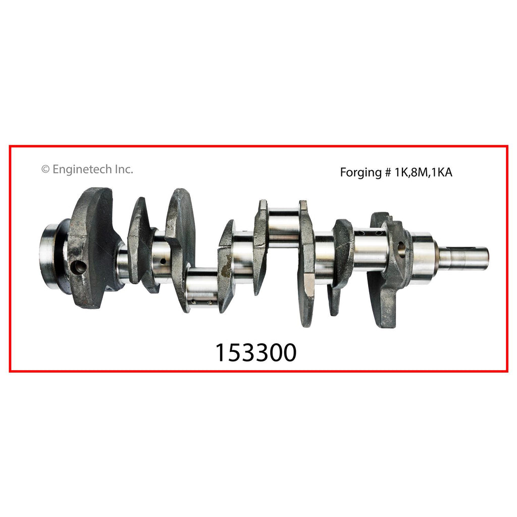 Enginetech 153300 Remanufactured Engine Crankshaft Kit with Main and Rod Bearings for Ford Broncos and E-Series Vans