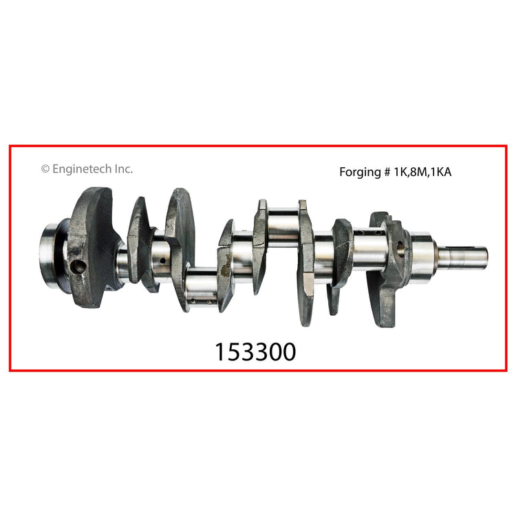 Enginetech 153300 Remanufactured Engine Crankshaft Kit with Main and Rod Bearings for Ford Broncos and E-Series Vans