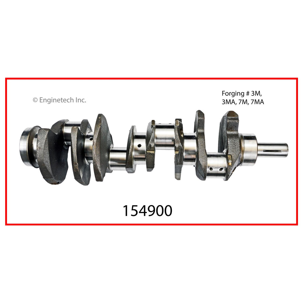 Enginetech Remanufactured Engine Crankshaft Kit with Main and Rod Bearings for Ford Broncos and More