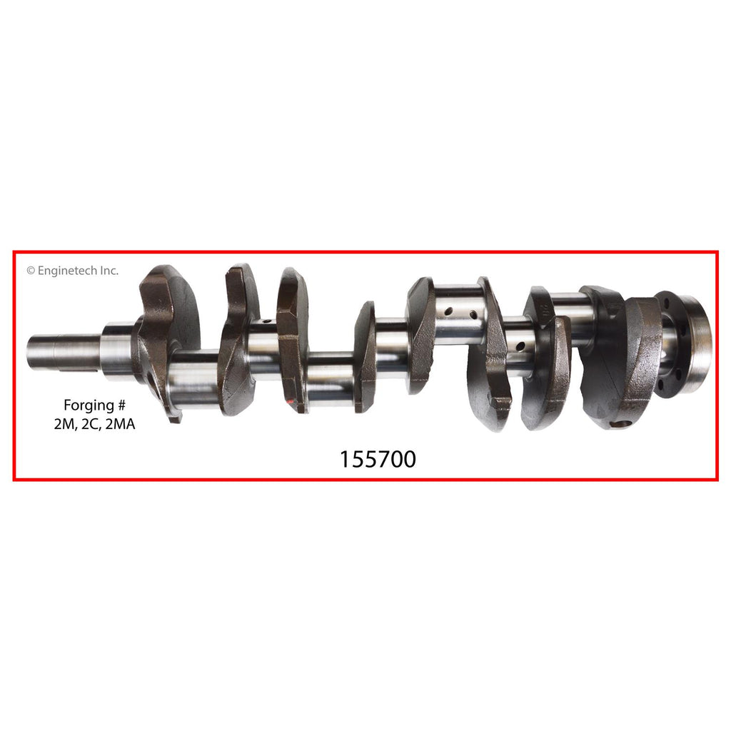 Enginetech Remanufactured Engine Crankshaft Kit with Main and Rod Bearings for Ford Custom and F-100 (Part #155700)