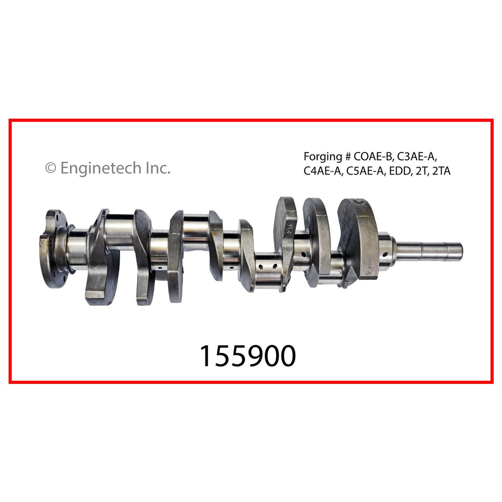 Enginetech Remanufactured Engine Crankshaft Kit with Main and Rod Bearings for Ford 300 and F-100 Models