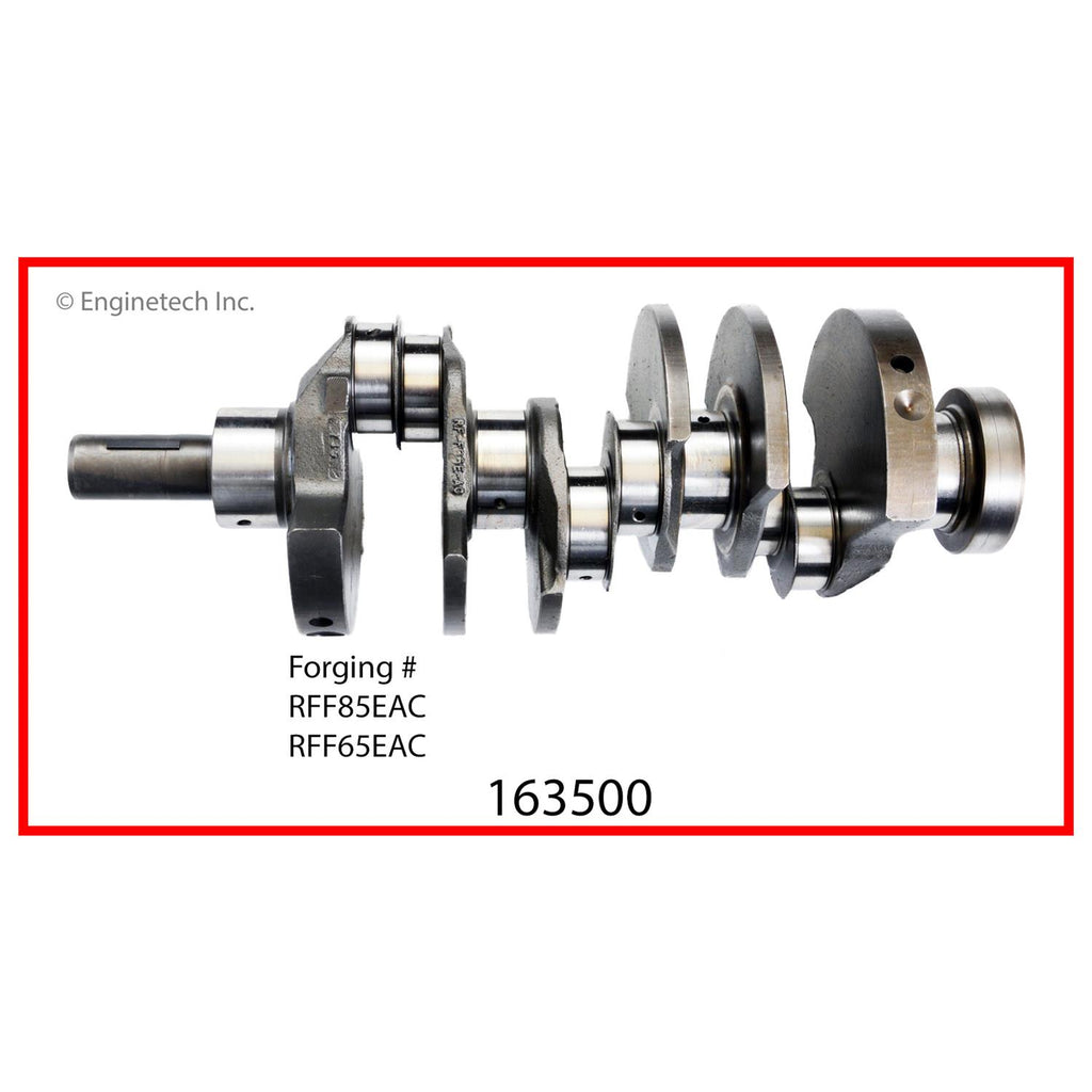 Enginetech Remanufactured Engine Crankshaft Kit with Main and Rod Bearings for Ford and Mercury Vehicles