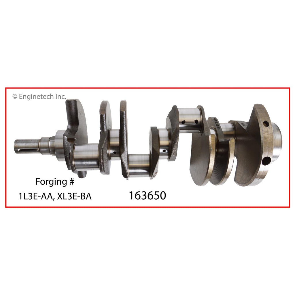 Enginetech Remanufactured Engine Crankshaft Kit with Main and Rod Bearings for Ford and Lincoln Vehicles