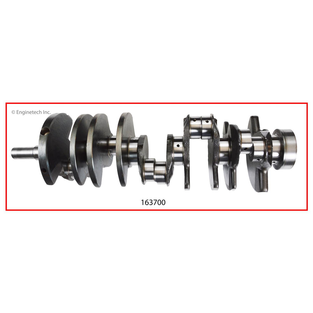 Enginetech Remanufactured Engine Crankshaft Kit with Main and Rod Bearings – Part 163700