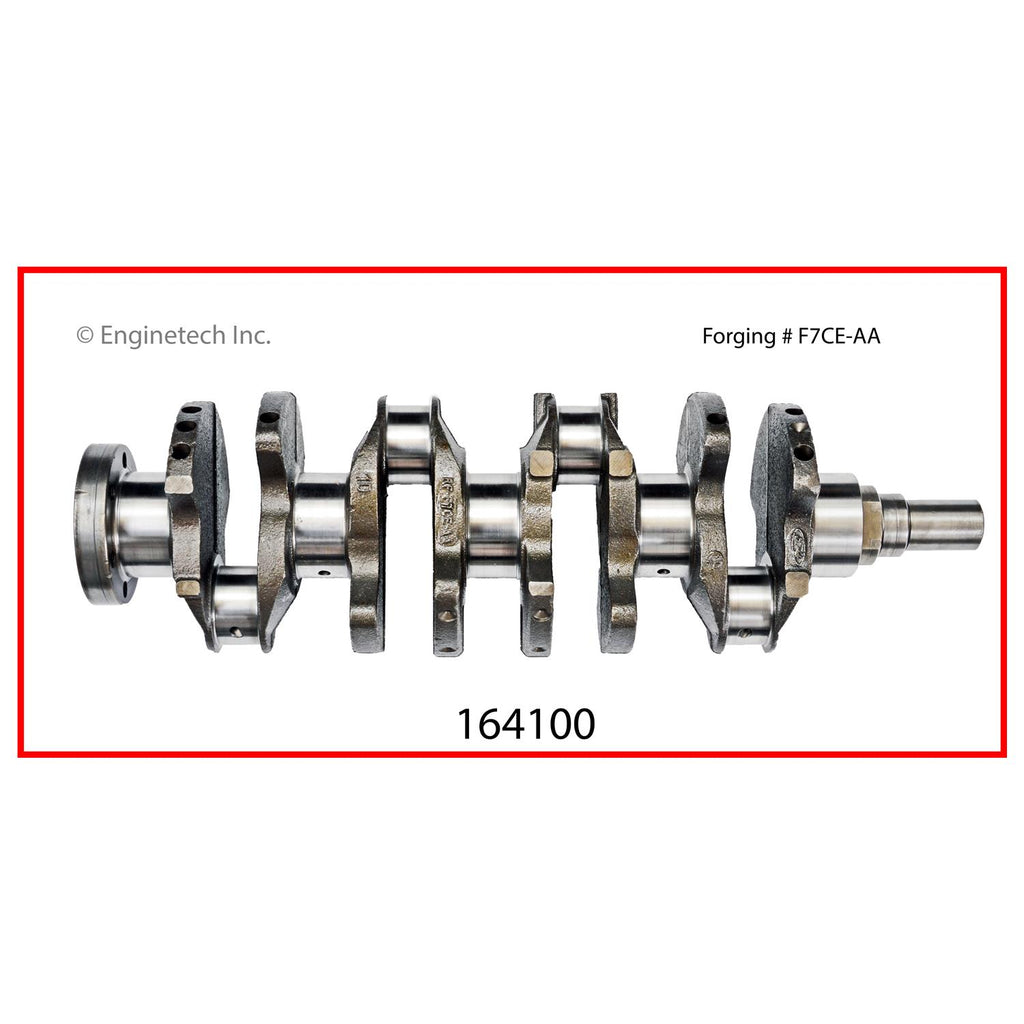 Enginetech Remanufactured Engine Crankshaft Kit with Main and Rod Bearings for Ford Focus and Escort