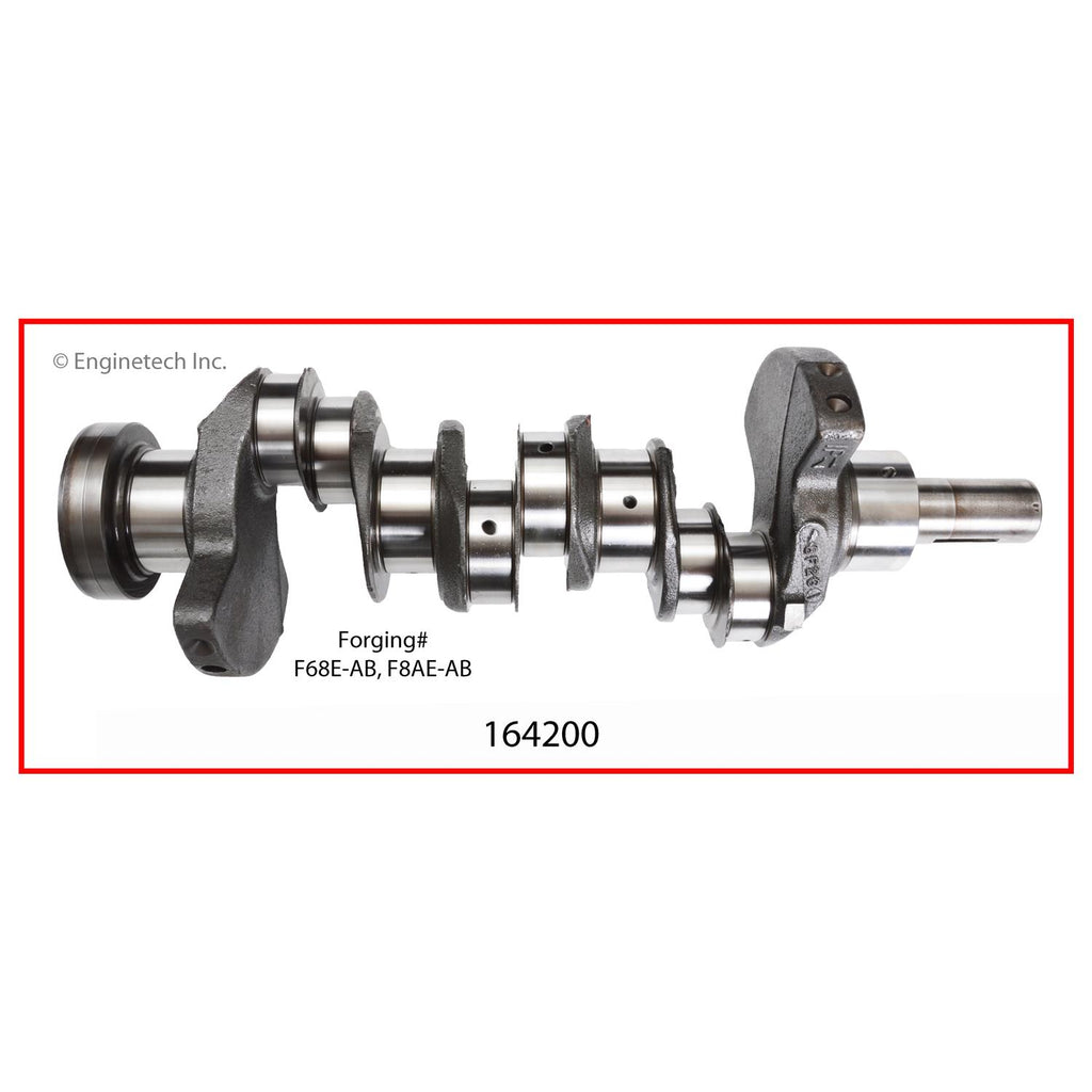 Enginetech Remanufactured Engine Crankshaft Kit with Main and Rod Bearings for Ford Mustang & Windstar (Part #164200)