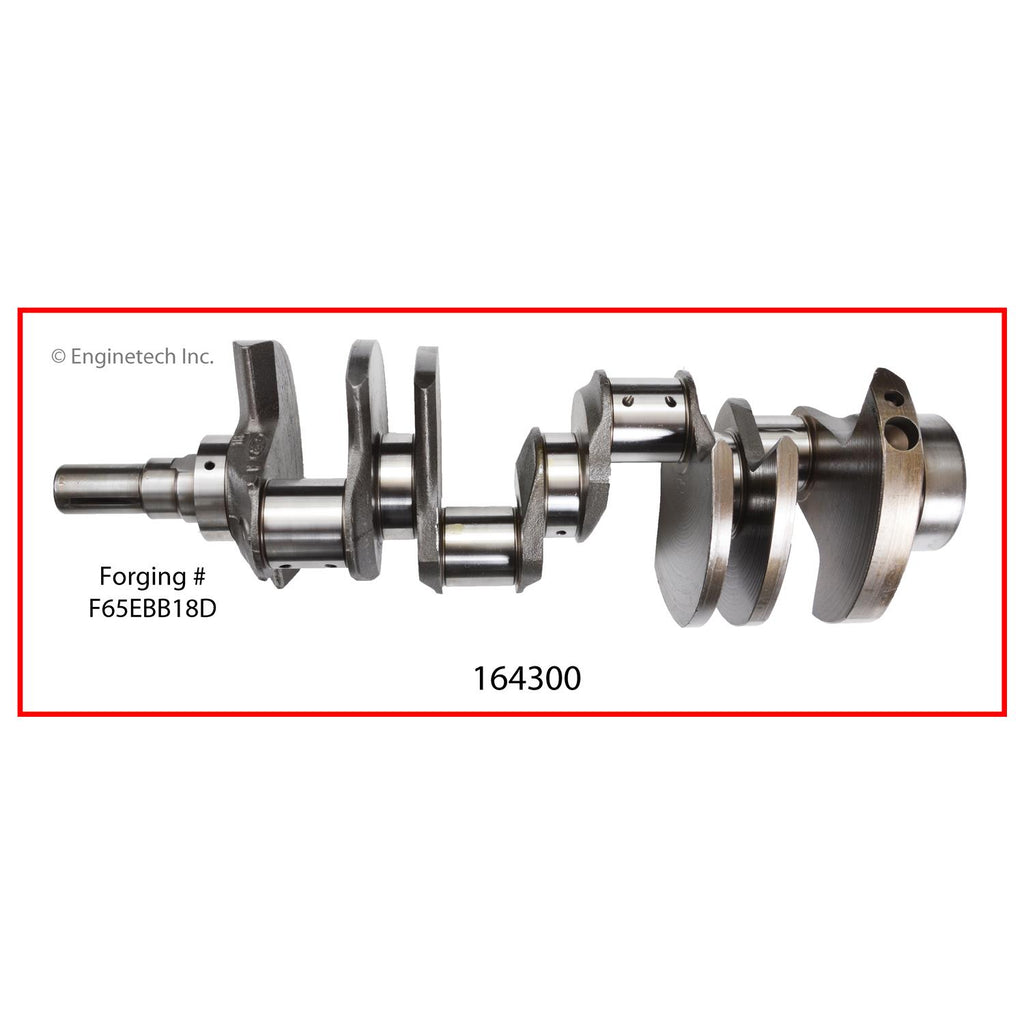Enginetech Remanufactured Engine Crankshaft Kit with Main and Rod Bearings for 2004 Ford Vehicles