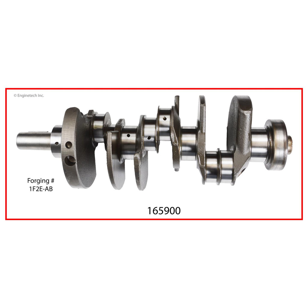 Enginetech Remanufactured Engine Crankshaft Kit with Main and Rod Bearings for Ford Mustang and Windstar
