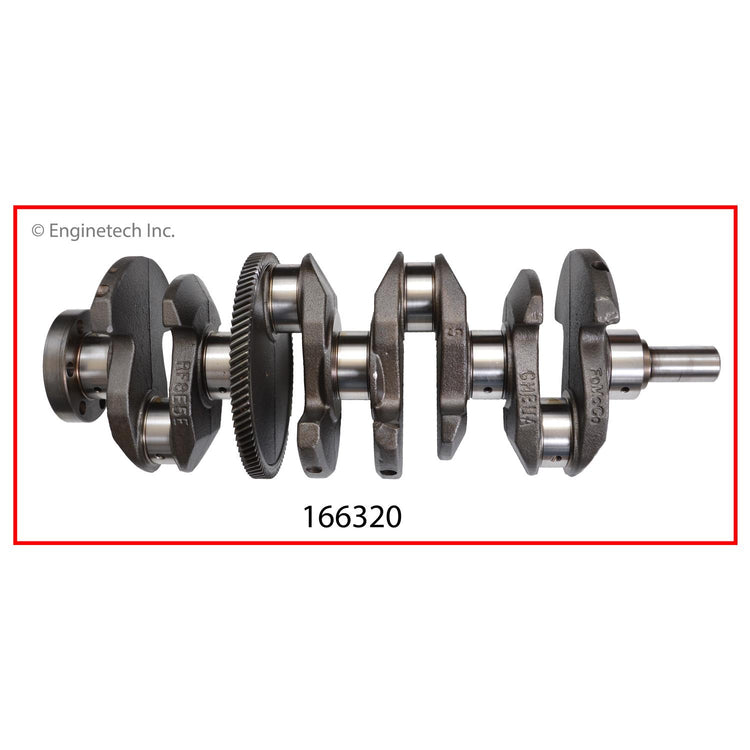 Enginetech Remanufactured Engine Crankshaft Kit with Main and Rod Bearings for Ford and Mercury Vehicles