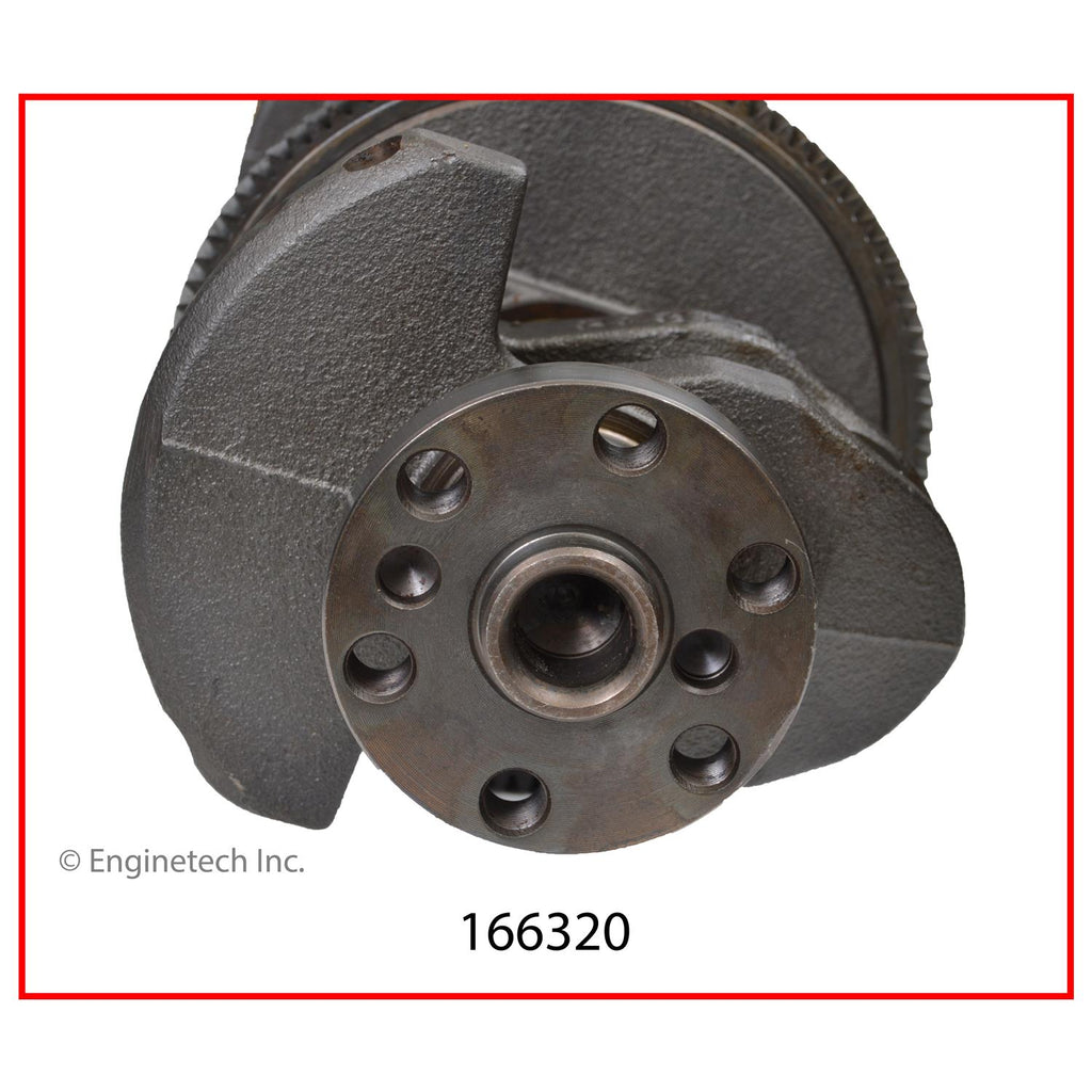 Enginetech Remanufactured Engine Crankshaft Kit with Main and Rod Bearings for Ford and Mercury Vehicles