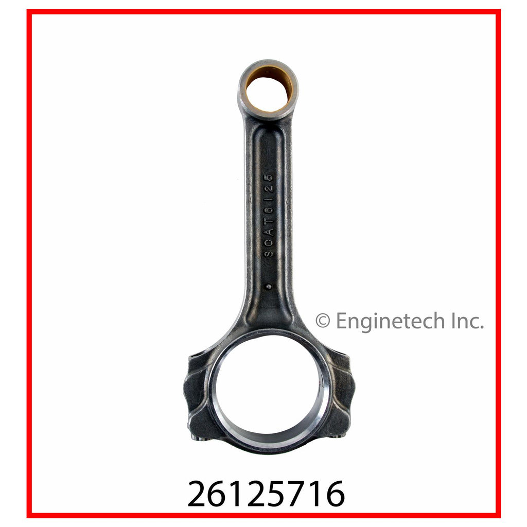 Enginetech High Performance Scat Engine Connecting Rod with Bolts – Part 26125716