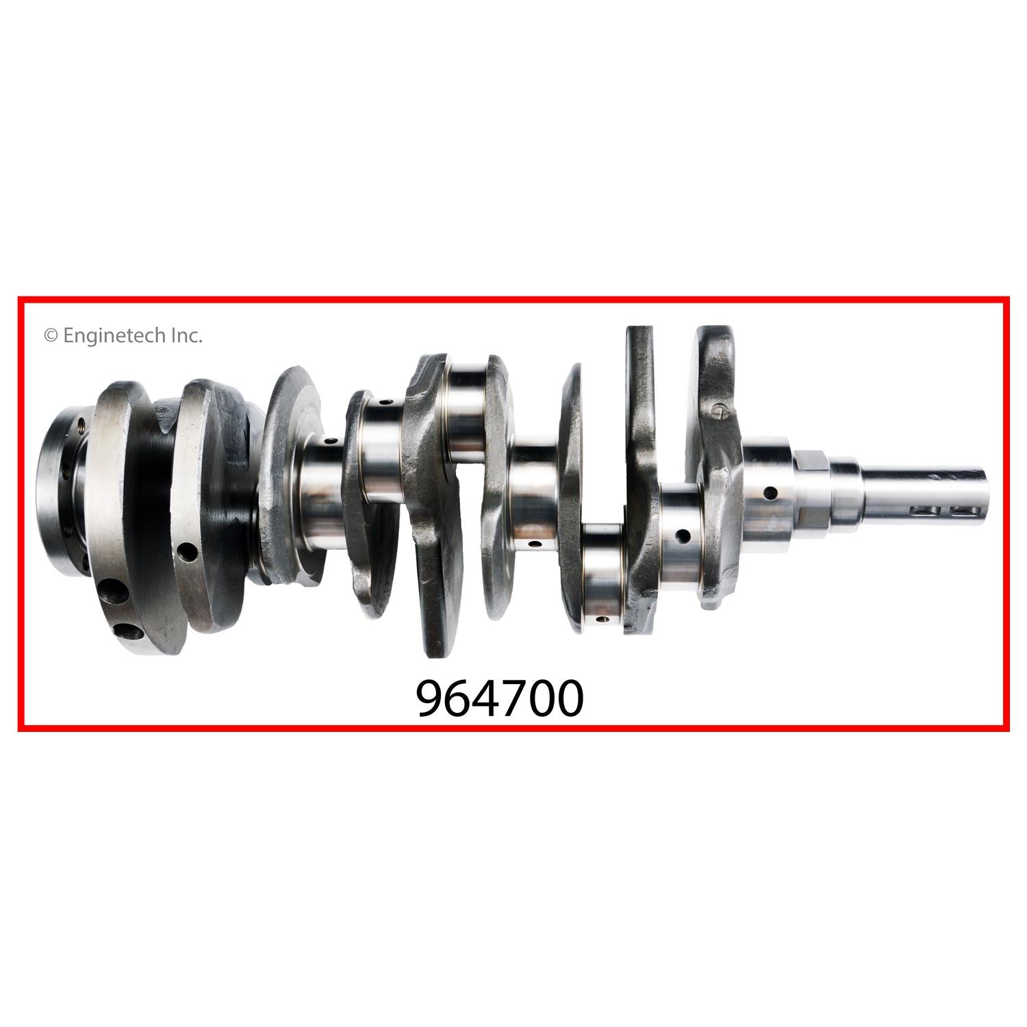 Enginetech Remanufactured Engine Crankshaft Kit with Main and Rod Bear ...
