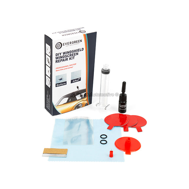 DIY Windshield Repair Kit For Chips & Cracks up To 2 Repairs