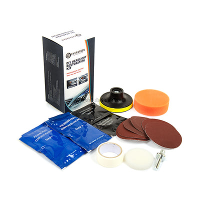 DIY Headlight Lens Restoration Kit Removes Yellow Stain Oxidation