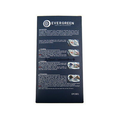 DIY Headlight Lens Restoration Kit Removes Yellow Stain Oxidation