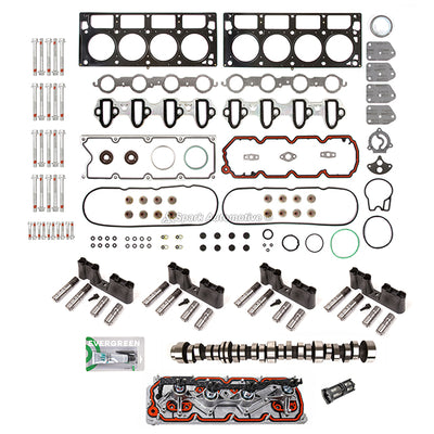 05-14 Chevy GM 5.3L Head Gasket Set Bolts AFM DOD Lifters Camshaft 1-Bolt VLOM