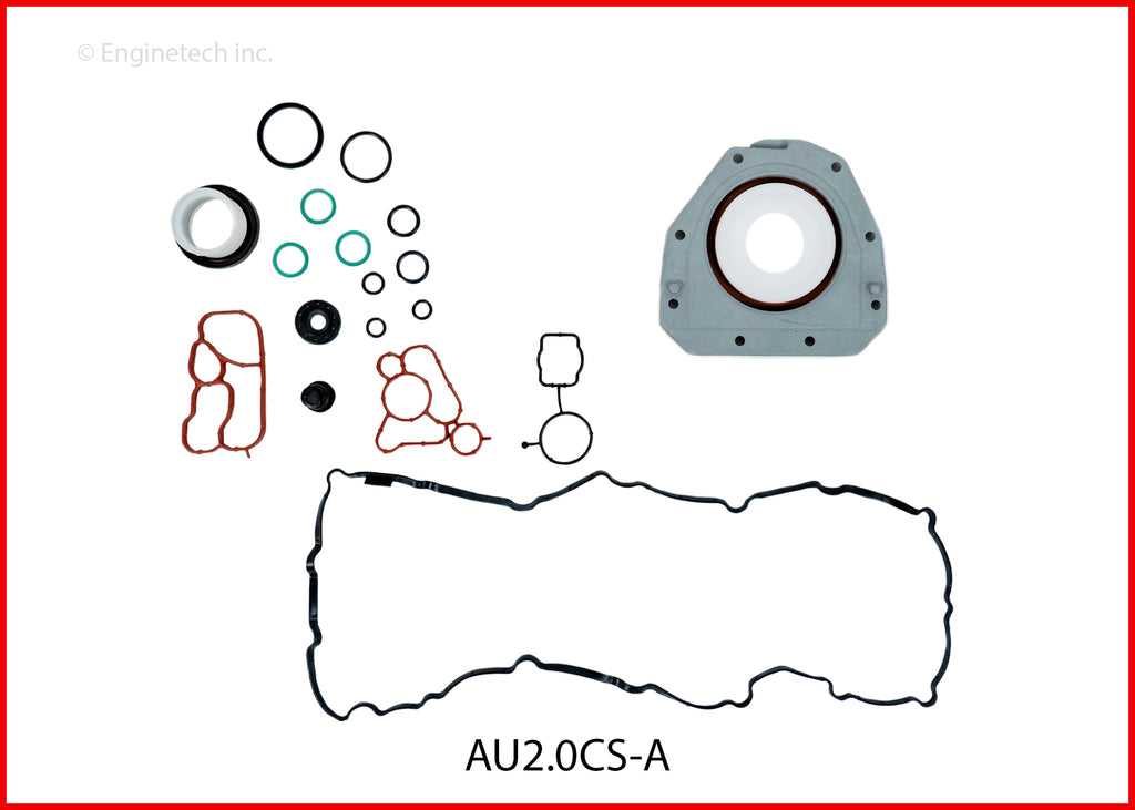 Enginetech AU2.0CS-A Engine Lower End Gasket Set for Audi Q7, A4, A6, A5 Quattro and More