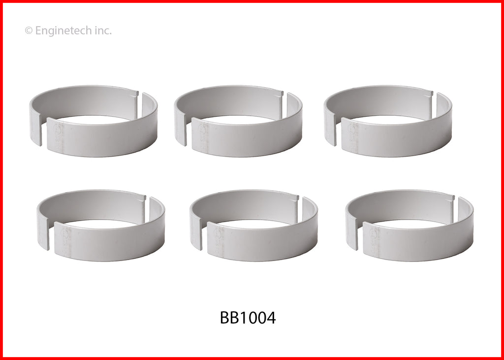 Enginetech BB1004STD Engine Full Connecting Rod Bearing Set for Kia and Hyundai Models