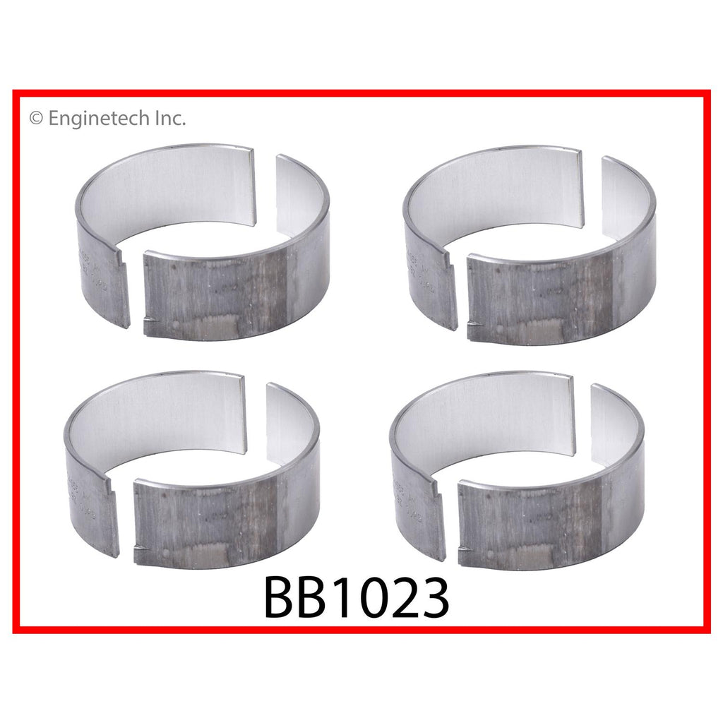 Enginetech BB1023STD Engine Full Connecting Rod Bearing Set for Hyundai Models
