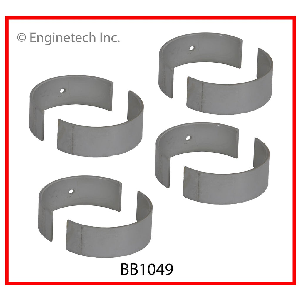 Enginetech BB1049STD Engine Full Connecting Rod Bearing Set for Nissan Vehicles