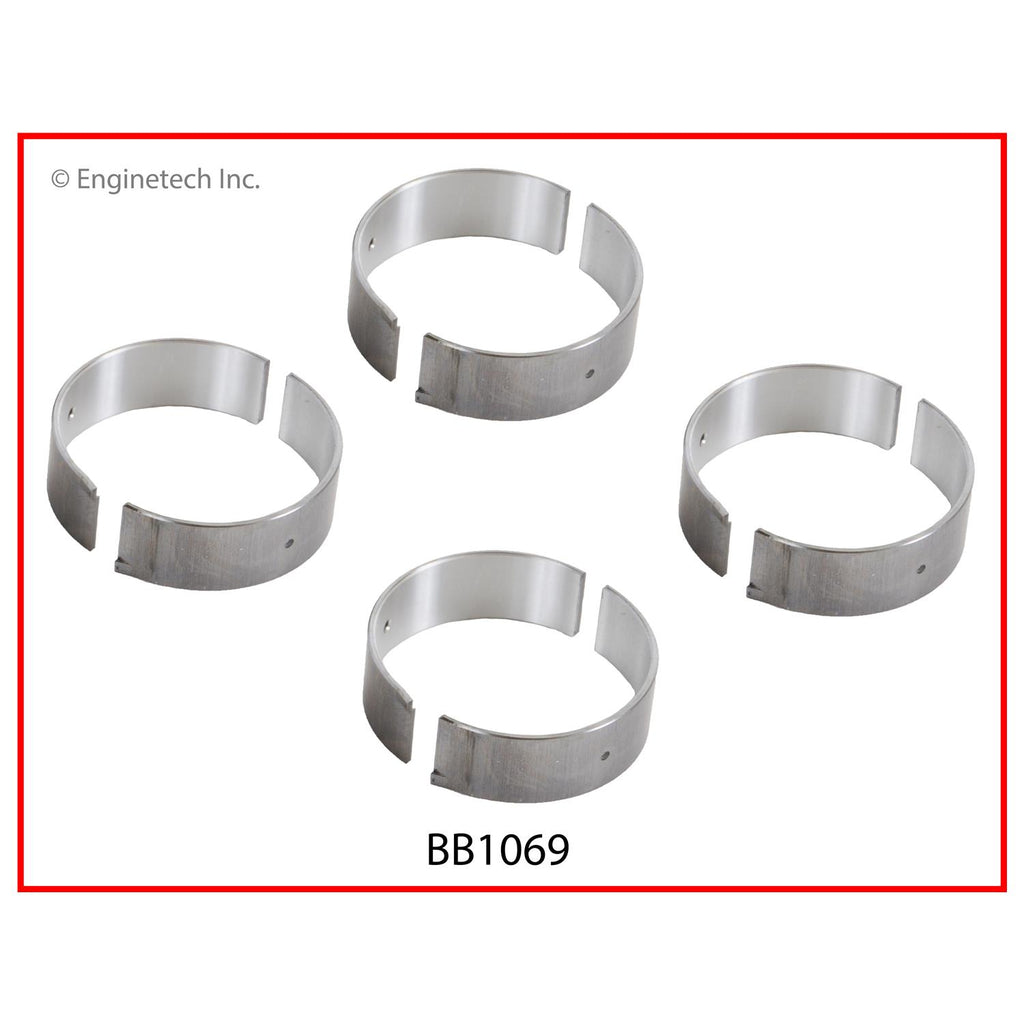 Enginetech BB1069.25 Engine Full Connecting Rod Bearing Set for Mitsubishi Lancer
