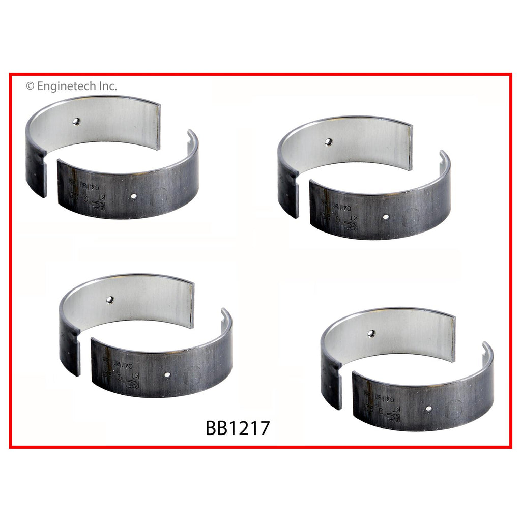 Enginetech BB1217STD Engine Full Connecting Rod Bearing Set for Toyota Celica and Corolla