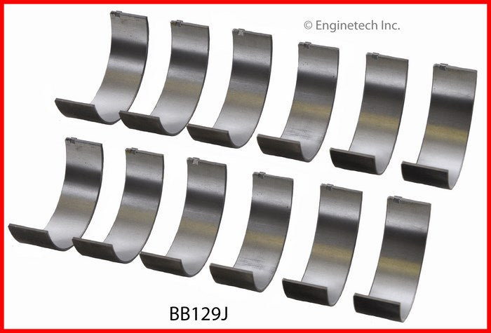 Enginetech BB129J.25 Engine Full Connecting Rod Bearing Set for Select GM and Saturn Models