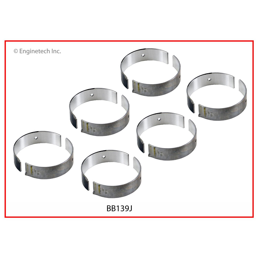 Enginetech BB139JSTD Engine Full Connecting Rod Bearing Set for Chrysler and Dodge Models