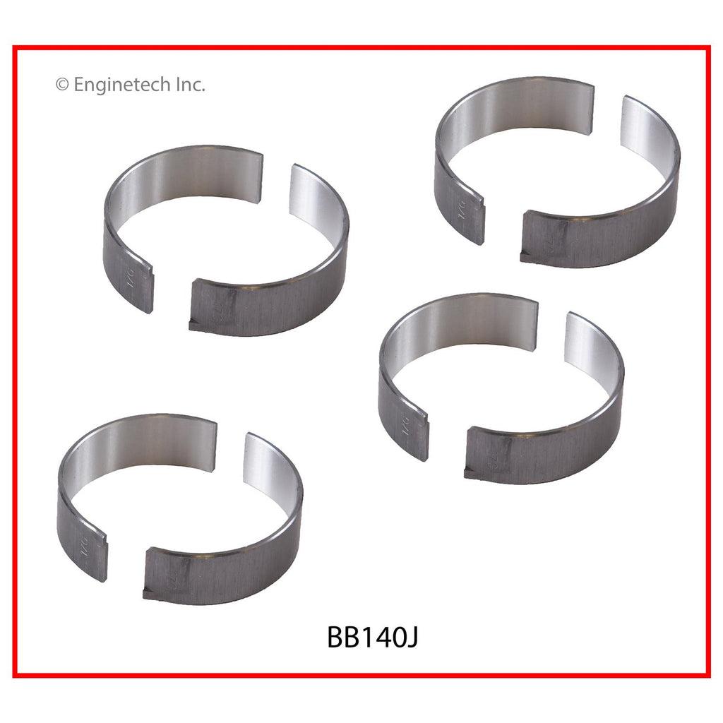 Enginetech BB140JSTD Engine Full Connecting Rod Bearing Set for Chevrolet and Buick Models