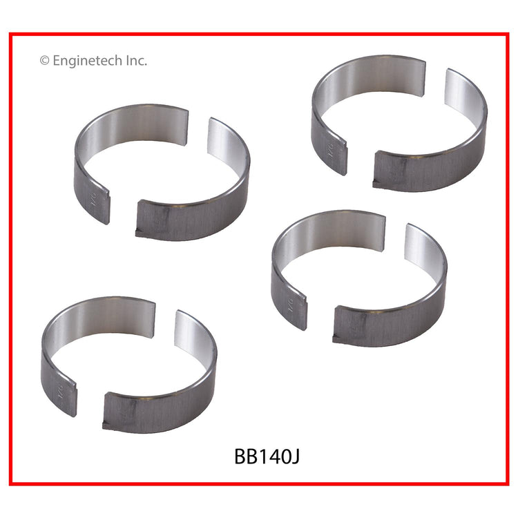 Enginetech BB140JSTD Engine Full Connecting Rod Bearing Set for Chevrolet and Buick Models