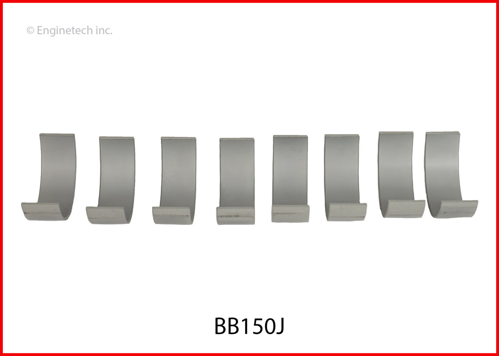 Enginetech BB150J020 Engine Full Connecting Rod Bearing Set for Ford Vehicles