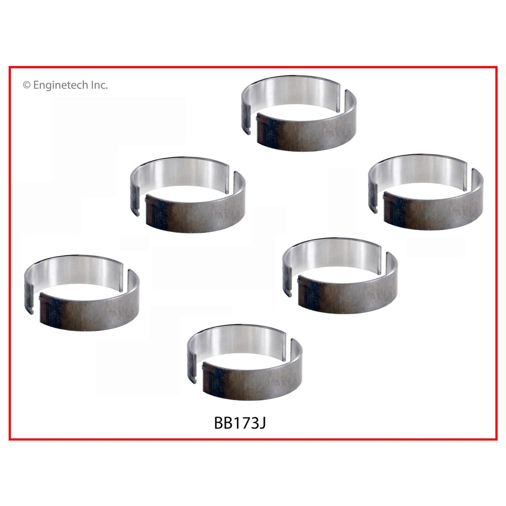 Enginetech BB173JSTD Engine Full Connecting Rod Bearing Set for Ford and Mazda Vehicles