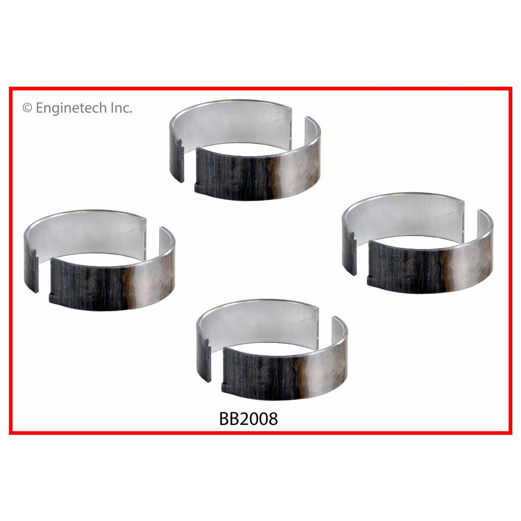 Enginetech BB2008.25 Engine Full Connecting Rod Bearing Set for Mazda Vehicles