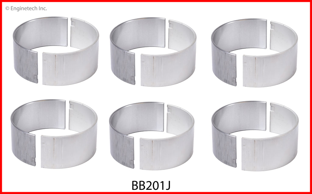 Enginetech BB201J.50 Engine Full Connecting Rod Bearing Set for Ram Trucks