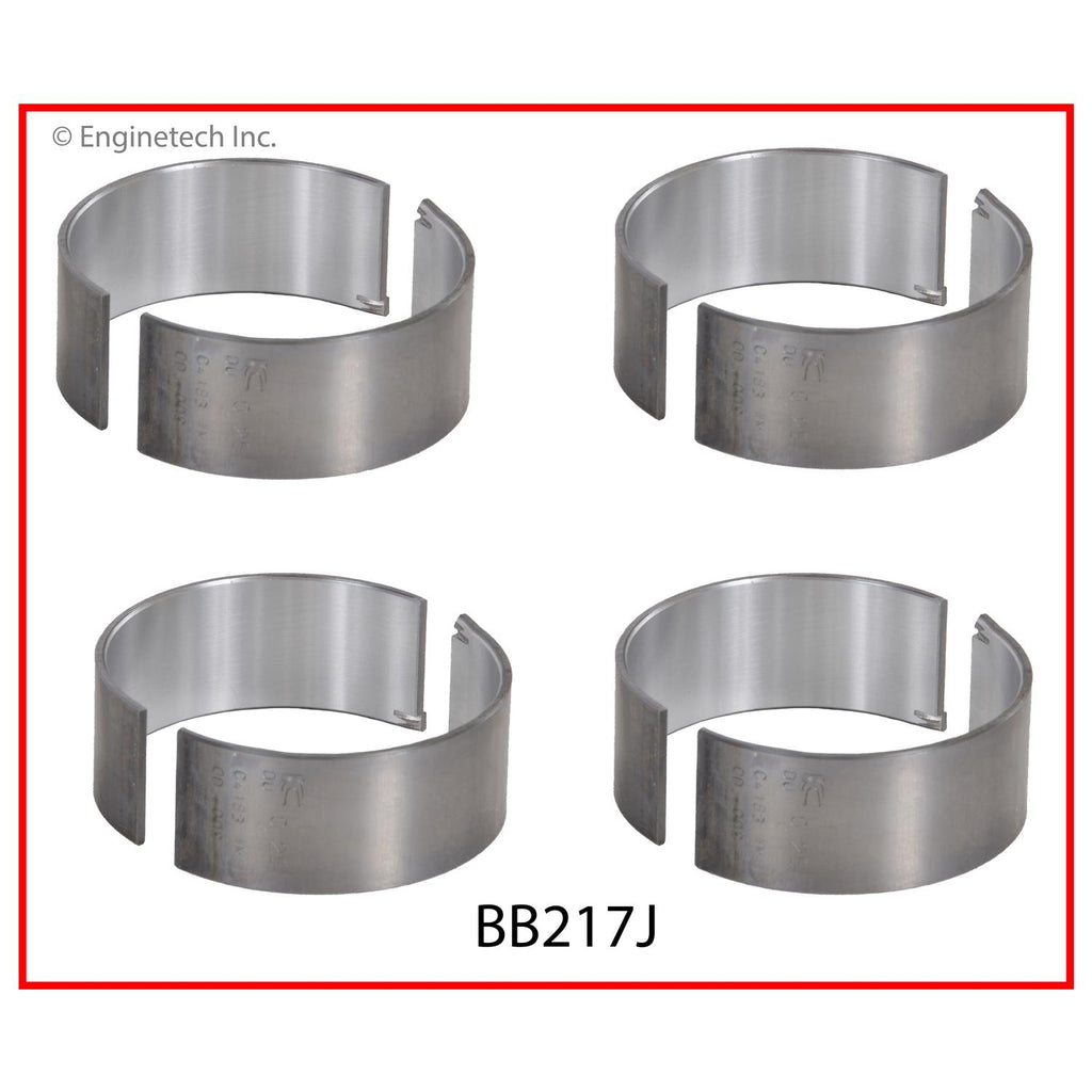 Enginetech BB217JSTD Engine Full Connecting Rod Bearing Set for Chrysler and Dodge Vehicles