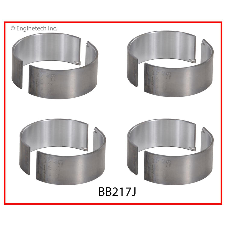 Enginetech BB217JSTD Engine Full Connecting Rod Bearing Set for Chrysler and Dodge Vehicles
