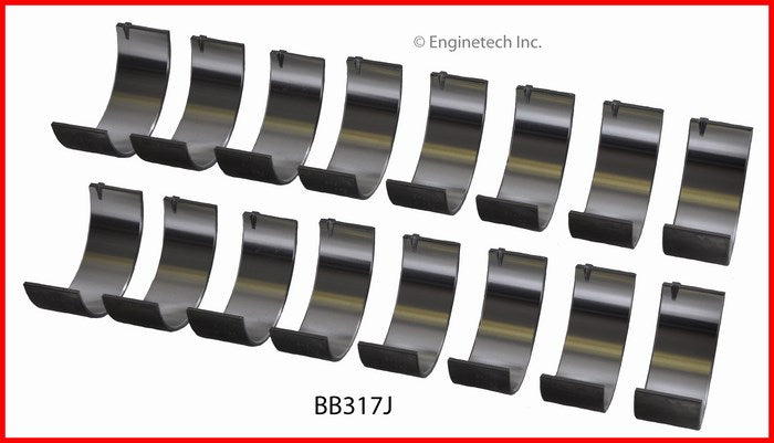 Enginetech BB317J.50 Engine Full Connecting Rod Bearing Set for Ford Vehicles