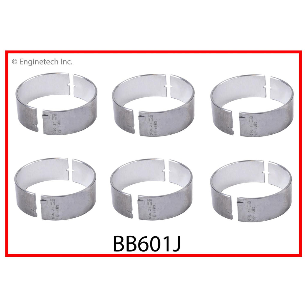 Enginetech BB601J020 Engine Full Connecting Rod Bearing Set for Buick Models