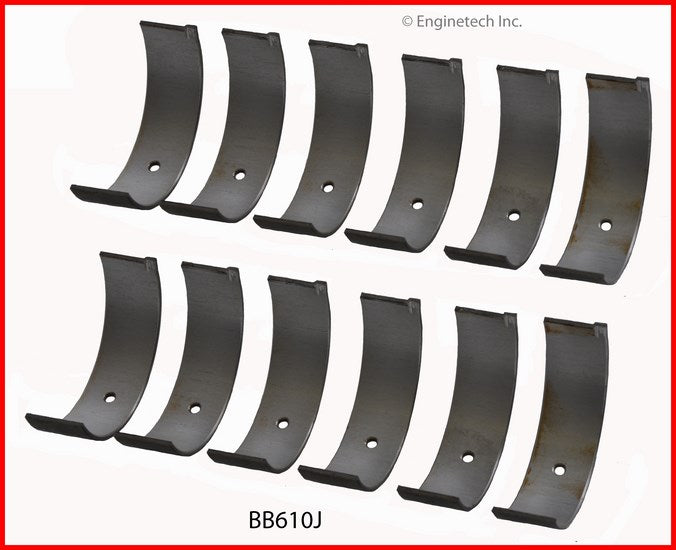 Enginetech BB610JSTD Engine Full Connecting Rod Bearing Set for Dodge and Chrysler Vehicles