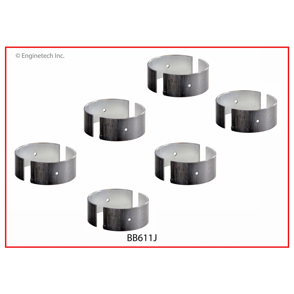 Enginetech BB611J020 Engine Full Connecting Rod Bearing Set for 1960-1961 Dodge and Plymouth Models